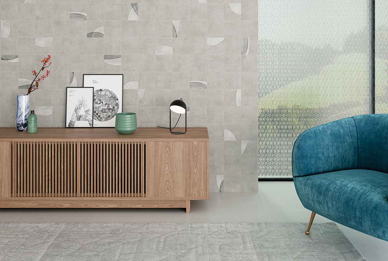 POTTERY SQUARE GREY / COSMIC SQUARE GREY